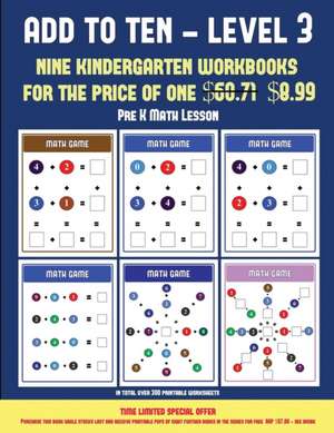 Pre K Math Lesson (Add to Ten - Level 3) de James Manning