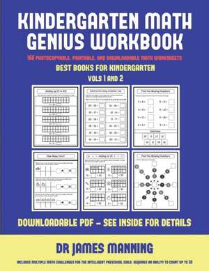 Best Books for Kindergarten (Kindergarten Math Genius) de James Manning