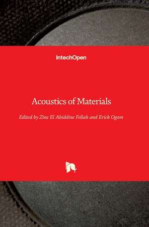 Acoustics of Materials de Zine El Abiddine Fellah