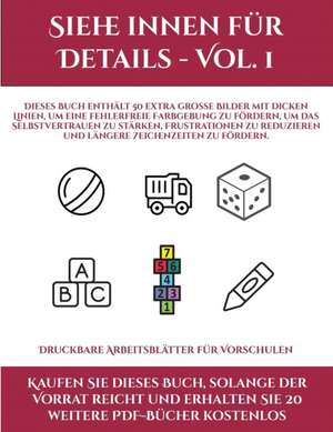 Druckbare Arbeitsblätter für Vorschulen (Siehe innen für Details - Vol. 1) de Jessica Windham