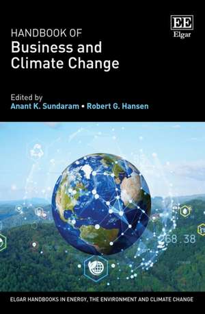 Handbook of Business and Climate Change de Anant K. Sundaram