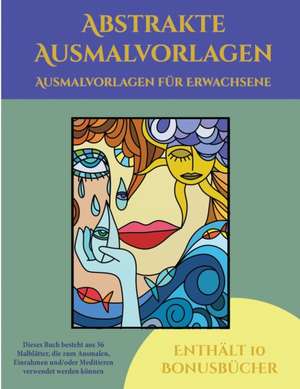 Ausmalvorlagen für Erwachsene (Abstrakte Ausmalvorlagen) de Jessica Windham