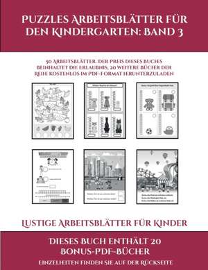 Lustige Arbeitsblätter für Kinder (Puzzles Arbeitsblätter für den Kindergarten de Jessica Windham