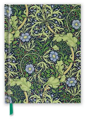 William Morris: Seaweed (Blank Sketch Book) de Flame Tree Studio