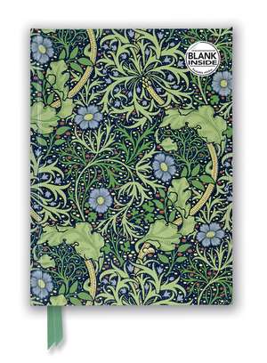 William Morris: Seaweed (Foiled Blank Journal) de Flame Tree Studio