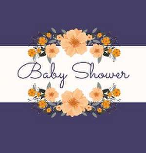 Floral Baby Shower Guest Book (Hardcover) de Lulu And Bell