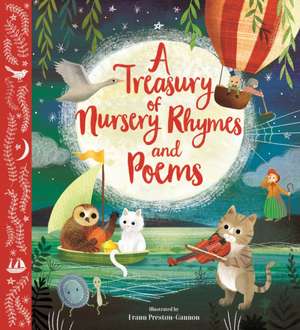 PRESTON-GANNON, F: TREASURY OF NURSERY RHYMES & POEMS SIGNE de FRAN PRESTON-GANNON