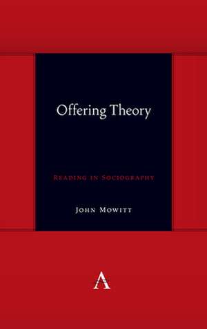 Offering Theory de John Mowitt