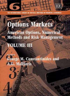 Options Markets de George M. Constantinides