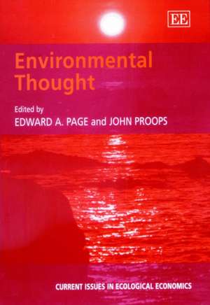 Environmental Thought de Edward A. Page