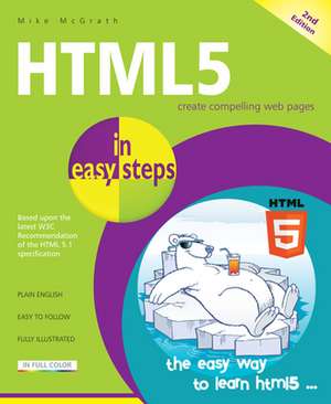 HTML5 in easy steps de Mike McGrath