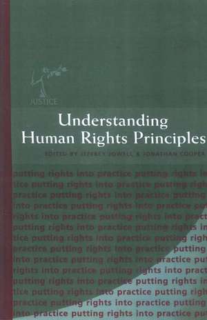 Understanding Human Rights Principles de Jeffrey Jowell