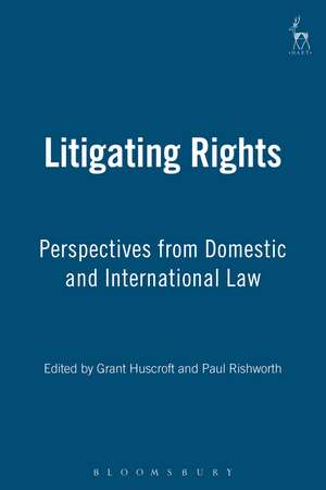 Litigating Rights: Perspectives from Domestic and International Law de Grant Huscroft