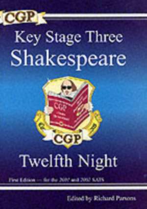 KS3 English Shakespeare Text Guide - Twelfth Night de Cgp Books