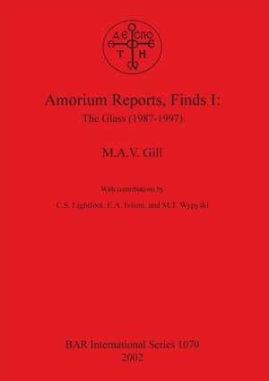 Amorium Reports, Finds I de M. A. V. Gill