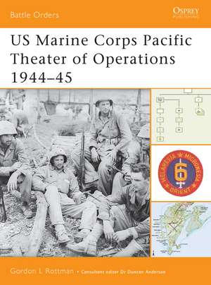 US Marine Corps Pacific Theater of Operations 1944–45 de Gordon L. Rottman