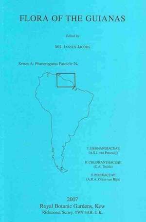 Flora of the Guianas. Series A: Phanerogams Fascicle 24 de M J Jansen-Jacobs