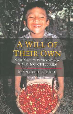 A Will of Their Own: Cross-Cultural Perspectives on Working Children de Manfred Liebel