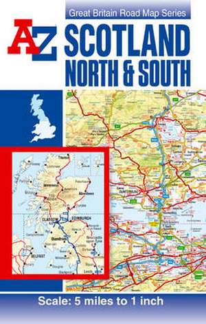 Scotland Road Map de Geographers' A-Z Map Company