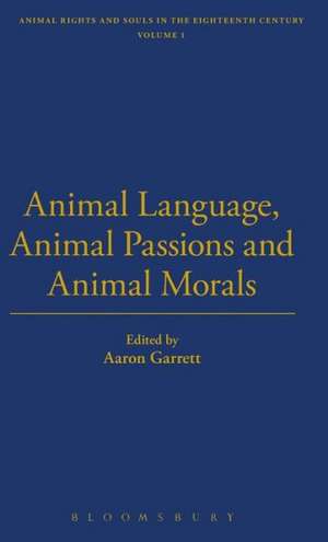 Animal Language, Animal Passions and Animal Morals de Professor William Sweet