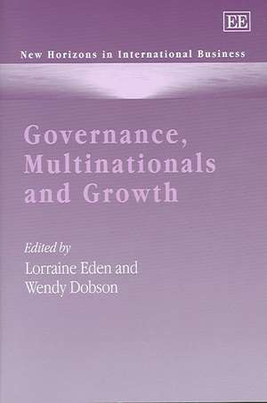 Governance, Multinationals and Growth de Lorraine Eden