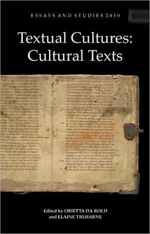 Textual Cultures – Cultural Texts de Orietta Da Rold