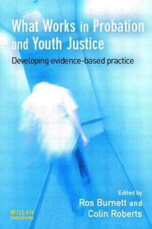 What Works in Probation and Youth Justice de Ros Burnett