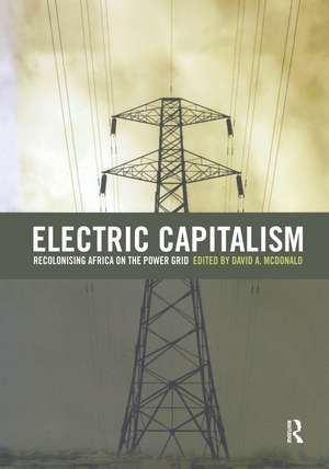 Electric Capitalism: Recolonising Africa on the Power Grid de David A. McDonald