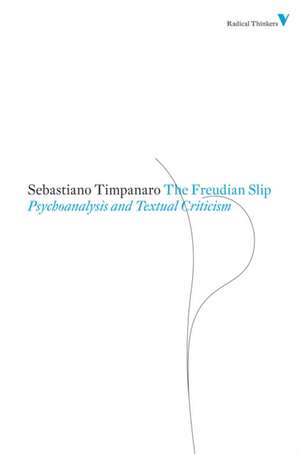 The Freudian Slip de Sebastiano Timpanaro