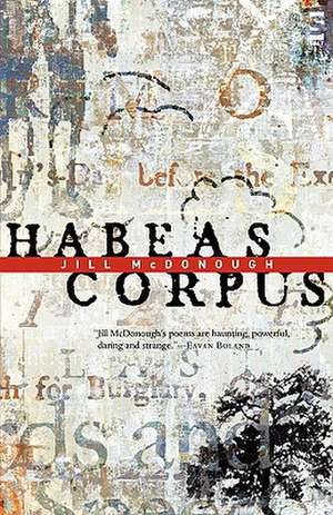 Habeas Corpus de Jill McDonough