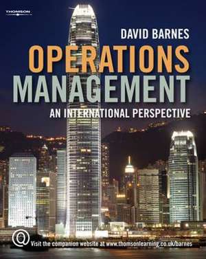 Operations Management de David Barnes