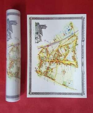 Bloxwich 1884 - Old Map Supplied Rolled in a Clear Two Part Screw Presentation Tube - Print Size 45cm x 32cm de Mapseeker Publishing