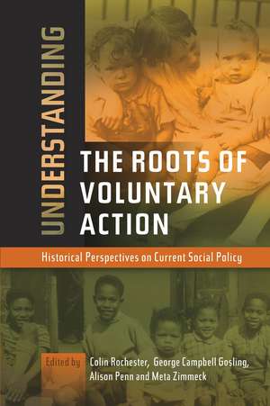 Understanding the Roots of Voluntary Action: Historical Perspectives on Current Social Policy de Colin Rochester