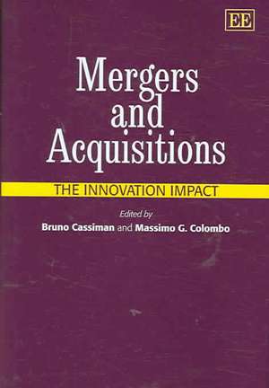 Mergers and Acquisitions – The Innovation Impact de Bruno Cassiman