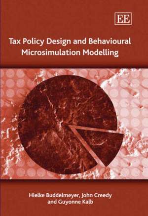 Tax Policy Design and Behavioural Microsimulation Modelling de Hielke Buddelmeyer