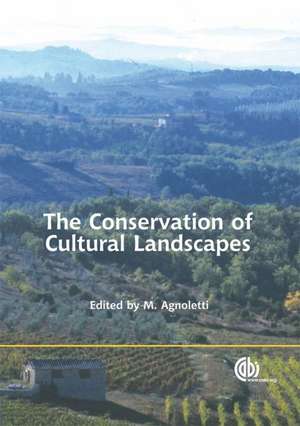 Conservation of Cultural Landscape de Mauro Agnoletti