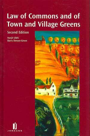 Law of Commons and of Town and Village Greens de Navjit Ubhi