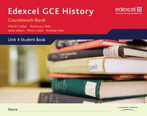 Edexcel GCE History A2 Unit 4 Coursework Book de Rosemary Rees