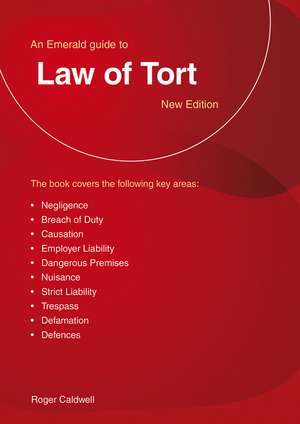 Law of Tort de Roger Caldwell