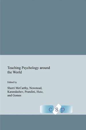 Teaching Psychology Around the World de Claudio Hutz