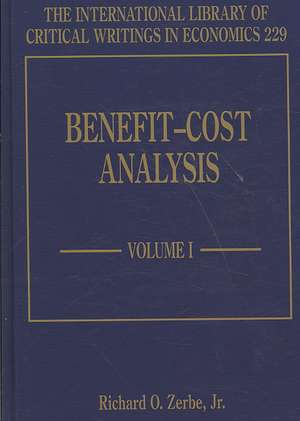 Benefit–Cost Analysis de Richard O. Zerbe Jr.