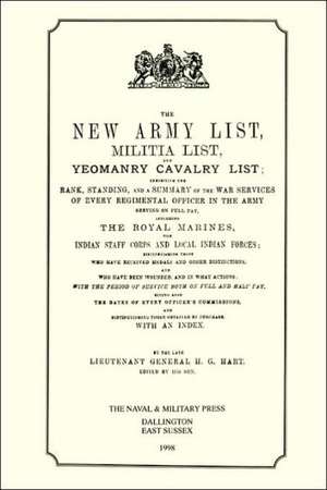 Hart's Army List 1895 de Hart