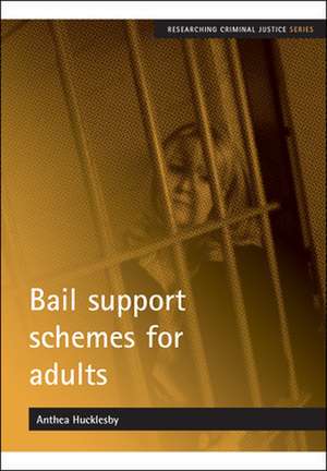 Bail support schemes for adults de Anthea Hucklesby