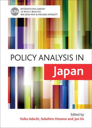 Policy Analysis in Japan de Yuiko Adachi