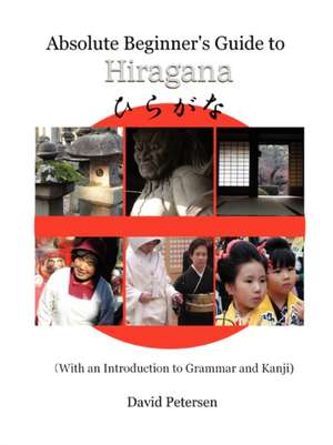 Absolute Beginner's Guide to Hiragana with an Introduction to Grammar and Kanji de David Petersen