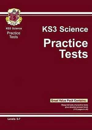 KS3 Science Practice Tests de Cgp Books