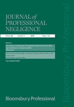 Professional Negligence de Michael A. Jones