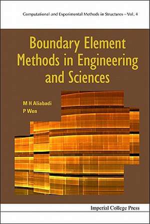 Boundary Element Methods in Engineering and Sciences de M. H. Aliabadi