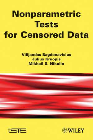 Nonparametric Tests for Censored Data de V Bagdonavicius