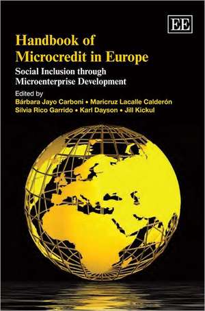 Handbook of Microcredit in Europe – Social Inclusion through Microenterprise Development de Bárbara Jayo Carboni